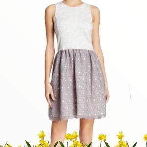 NWT Kensie Geometric Fit and Flare Mini Dress